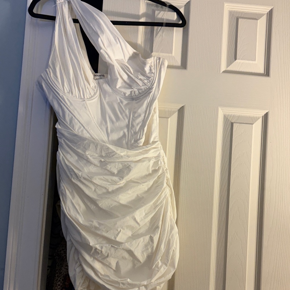 House of CB white dress